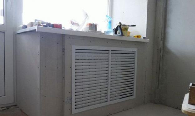 Cómo cerrar un radiador: formas de ocultar correctamente un radiador con sus propias manos (105 ideas fotográficas)